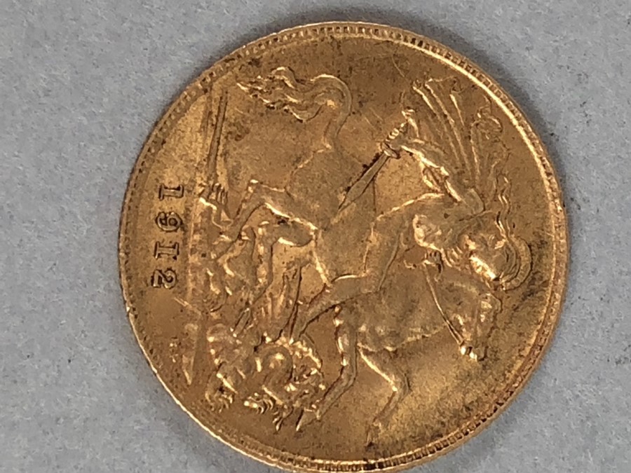 Half Sovereign dated 1912 - Image 2 of 5