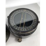 Aeronautical Military interest: Compass believed to be from a Lancaster with metal case diameter