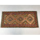 Chobi kilim runner approx 137cm x 64cm