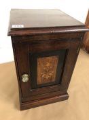 Small decorative Edwardian cabinet with Flowers and birds inlay-ed to door