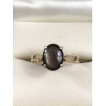14ct Gold ring set with single Gem stone
