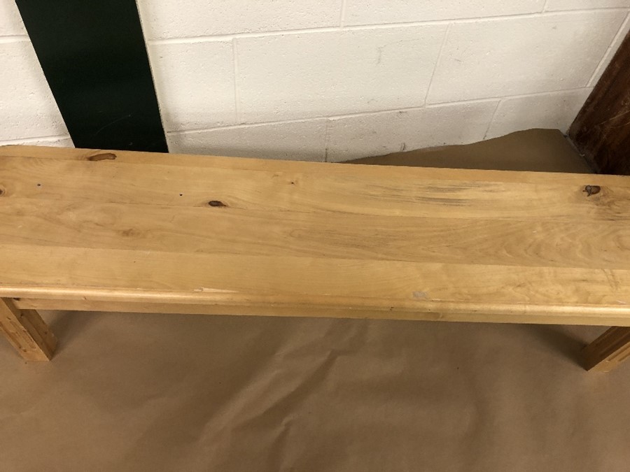 Pine Bench - Image 4 of 6