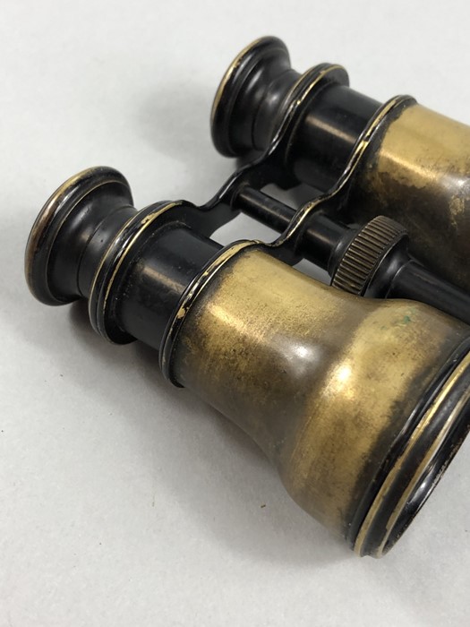 Vintage pair of Brass adjustable binoculars - Image 3 of 4