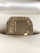 (ct Gold ring size N.5 approx 7.3g