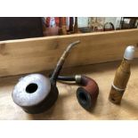 Three interesting smokers pipes/ tobacco pipes