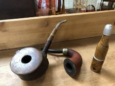 Three interesting smokers pipes/ tobacco pipes