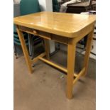 Tall kitchen table with drawer