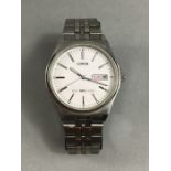 Lourus Stainless steel watch with white Dial