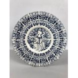 BJORN WIINBLAD - a Danish ceramic plate by Nymolle: 3055 - 1283