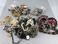 Large collection of costume Jewellery