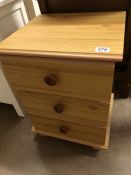 Pine bedside table