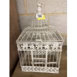 Metal ornamental bird cage