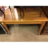 Small pine kitchen table