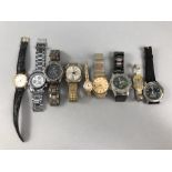 Collection of watches to include Sekonda, Chancellor etc