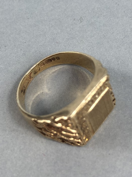 (ct Gold ring size N.5 approx 7.3g - Image 5 of 6