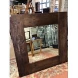 Large rustic Mirror approx 120cm Square