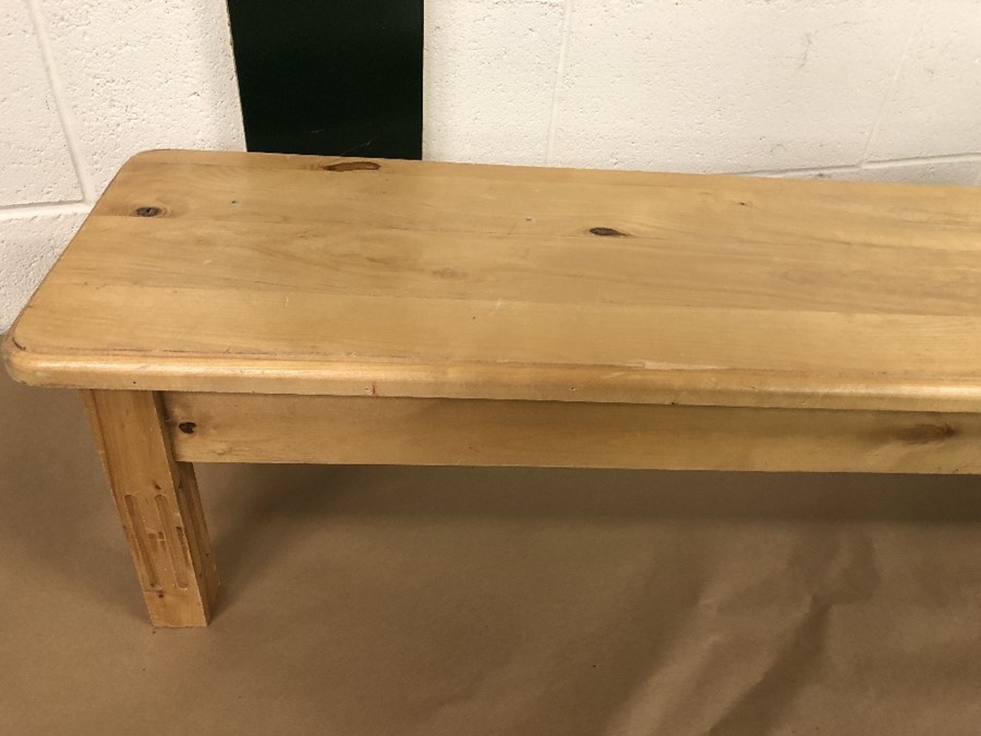 Pine Bench - Image 2 of 6