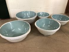 Collection of Mixing bowls by T.G Green & Co