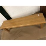 Pair of Pine Benches 120 x 30 x 33cm tall