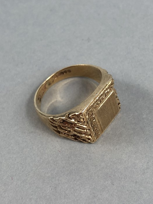 (ct Gold ring size N.5 approx 7.3g - Image 6 of 6