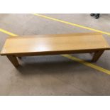 Pair of Pine Benches 120 x 30 x 33cm tall