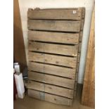 Two large vintage pallets (approx 155 x 81 x 19cm)
