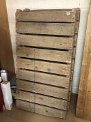 Two large vintage pallets (approx 155 x 81 x 19cm)