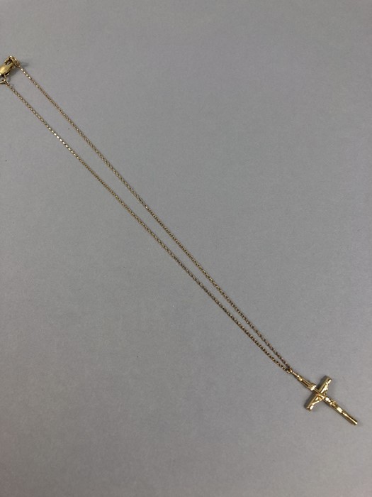 9ct Gold Chain & 9ct Gold cross total weight approx 5.9g - Image 4 of 5