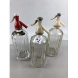 Three Vintage Soda Syphon