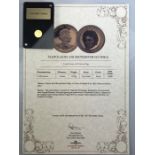 Commemorative coin Sixteenth Guinea 22ct Gold limited issue of 5,000 "NAPOLEON 250"