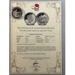 Limited edition (100,000) Commemorative Half Crown Collectors coin "THE OFFICIAL IN FLANDERS