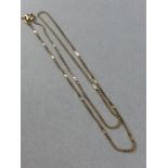 Fine 9ct Gold chain approx 48cm long (approx 2.1g)