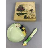 Carltonware Gift set 1473 in original box consisting of a small bowl and knife