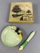 Carltonware Gift set 1473 in original box consisting of a small bowl and knife