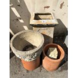 Collection of Stoneware to include Chimney pot