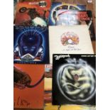 Ten Vinyl Records LP's (LP) Classic Rock, Hard Rock, to include Marillion, Faith No More, Queen x 3,