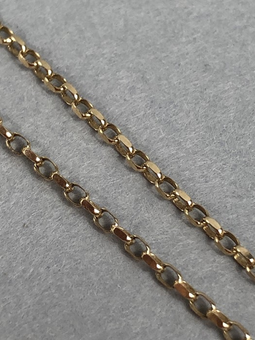 9ct Gold Chain & 9ct Gold cross total weight approx 5.9g - Image 3 of 5