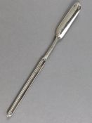 George III silver marrow scoop, maker Richard Ferris, Exeter circa 1797-1810, length 22cm