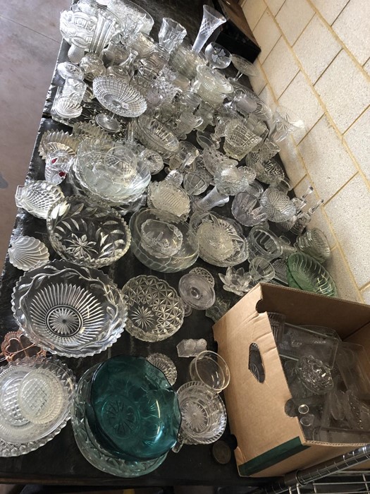 Very Large collection of various glassware