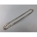 Large Link silver chain marked 925 approx 66g and 52cm long