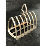 Silver Hallmarked Toast rack Sheffield by Harrison Brothers & Howson (George Howson)