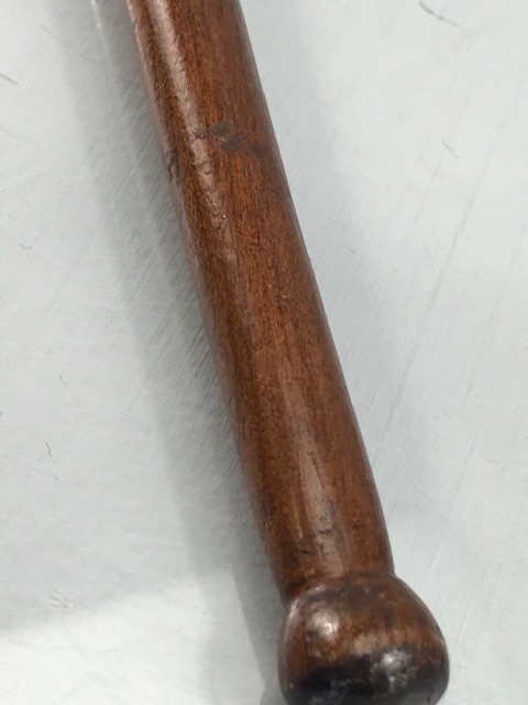 Possibly from the pacific islands, New Zealand Maori, a hard wood swagger stick. Length approx 60cm - Image 23 of 24