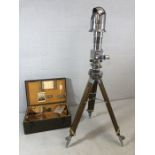 Carl Zeiss: Carl Zeiss Richtungsweiser-Doppelfernrohr 10x50 periscope with original fitted box and