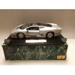 Large die-cast Jaguar XJ 220 by Maisto 1:12 scale in original box