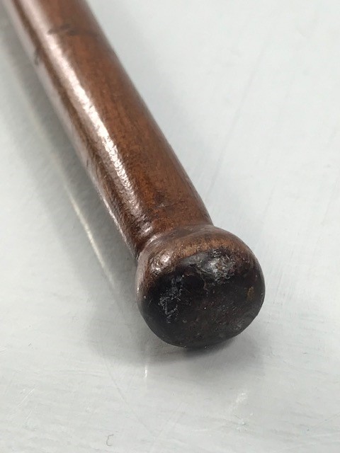 Possibly from the pacific islands, New Zealand Maori, a hard wood swagger stick. Length approx 60cm - Image 22 of 24