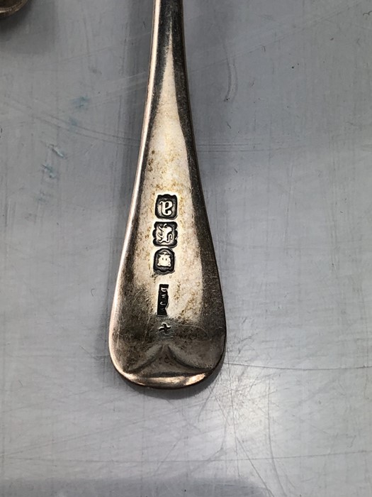 Collection of thirteen various Silver hallmarked spoons some Georgian (total weight approx 202g) - Image 6 of 8