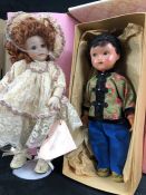 Maryse Nicole collectable doll by Franklin Heirloom Dolls in original box along with an Oriental