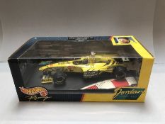 Hotwheels by Mattel die-cast F1 Jordan Mugen Honda 199 launch version for Damon Hill