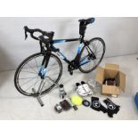 Eastway Emitter R3 road bike with accessories, excellent condition, frame size 21 inches