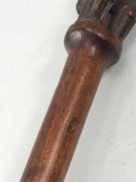 Possibly from the pacific islands, New Zealand Maori, a hard wood swagger stick. Length approx 60cm - Image 24 of 24